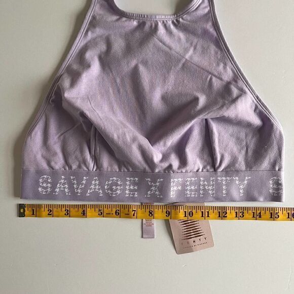 NWT Savage X Fenty Rihanna Brand Lavender Unlined Halter Top Bra Size X-Large - Picture 3 of 4